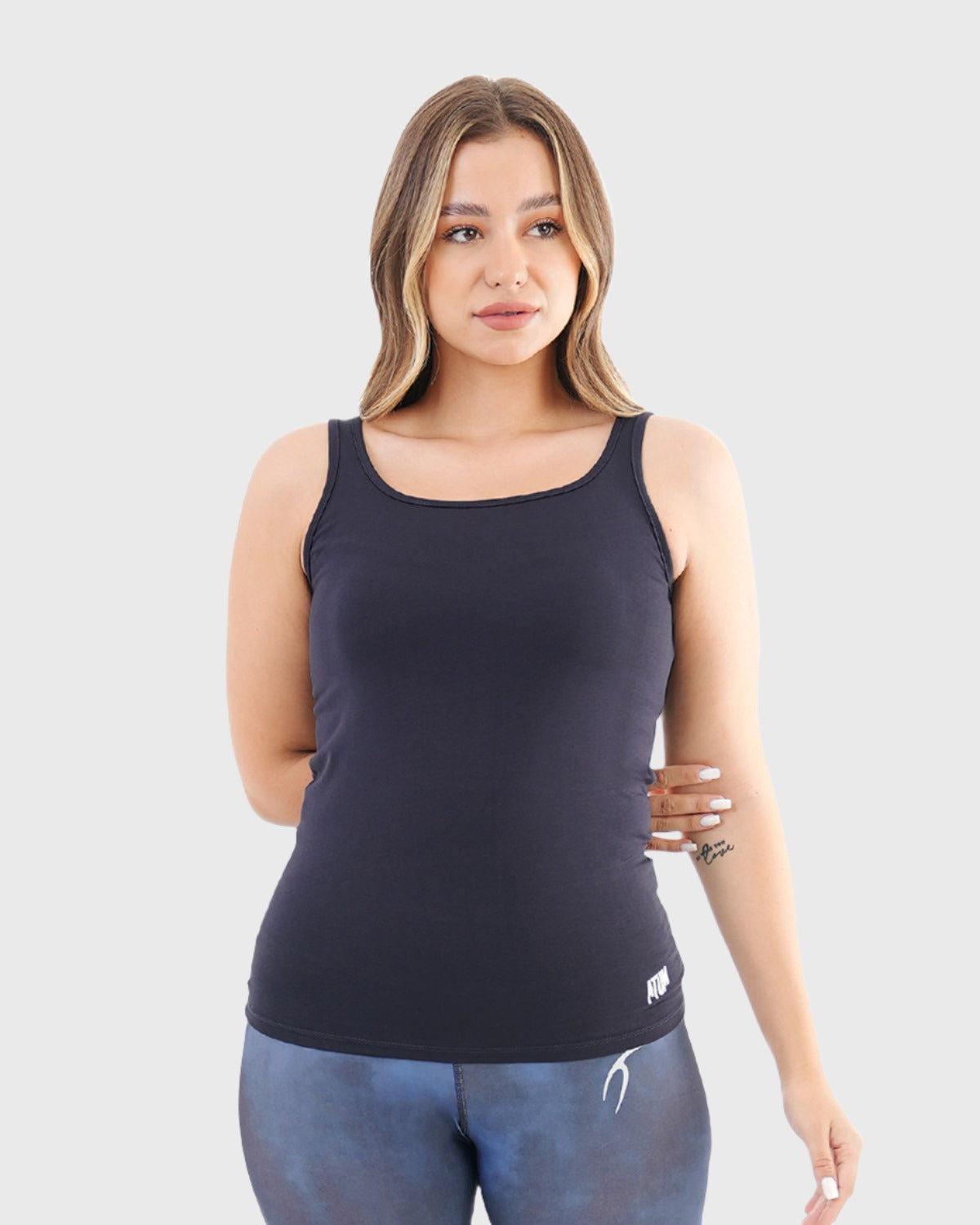 Basic Navy Tank-Top-Atum -9905359