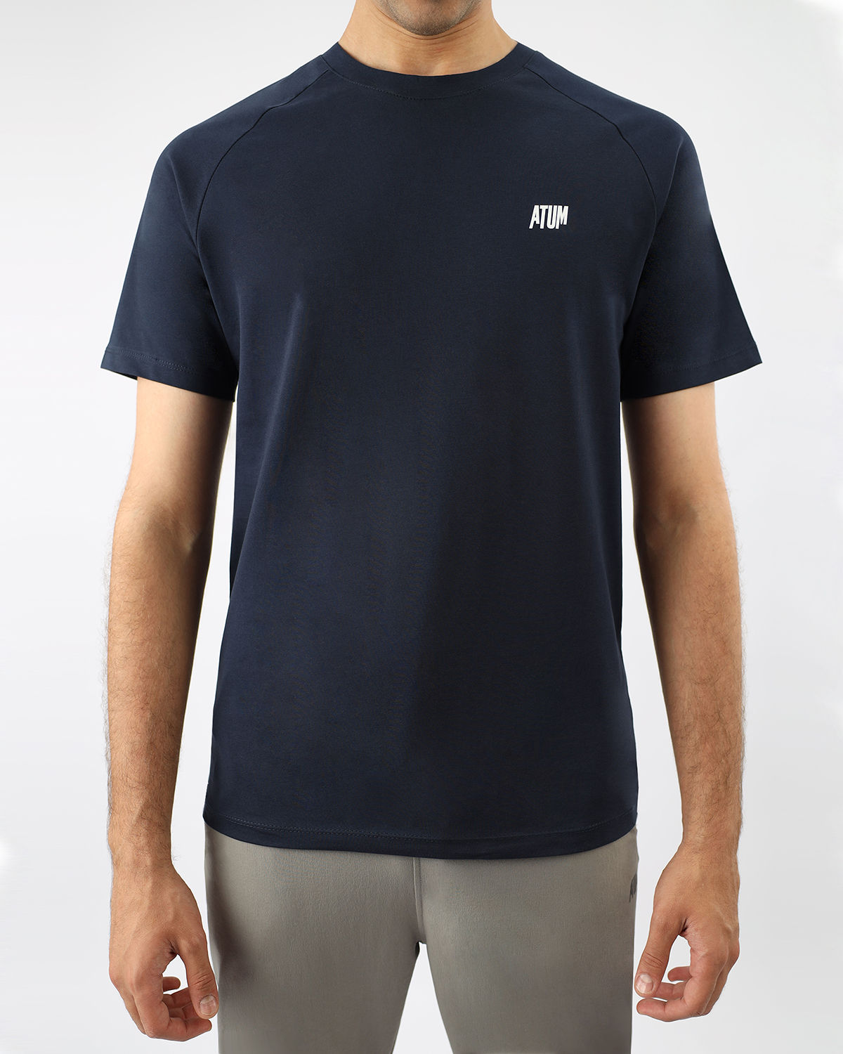 Men's Cotton Navy Teee-Atum -74837606