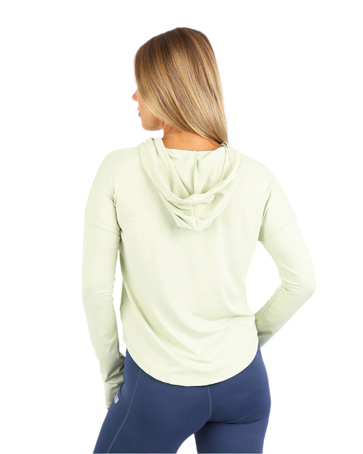 Long Slevess Women's Green Hoodie-Atum -9354753