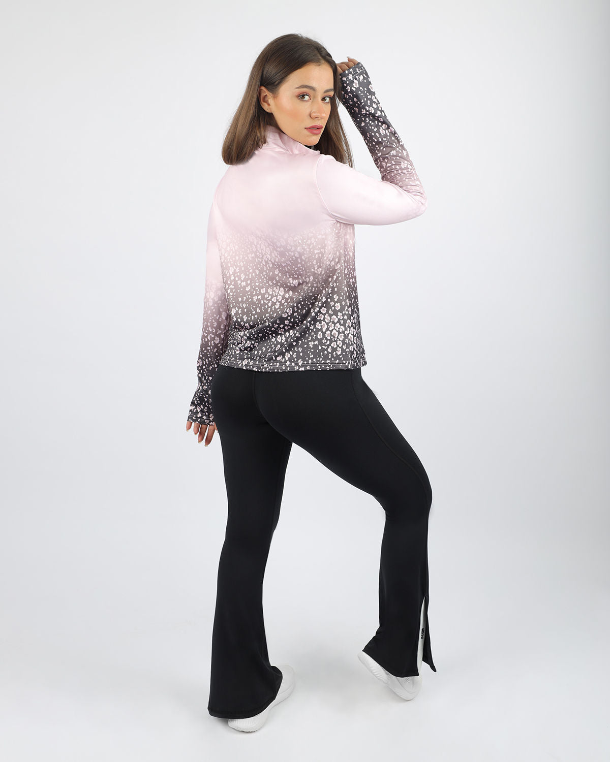 Slit Yoga Black Leggings-Atum -32059995