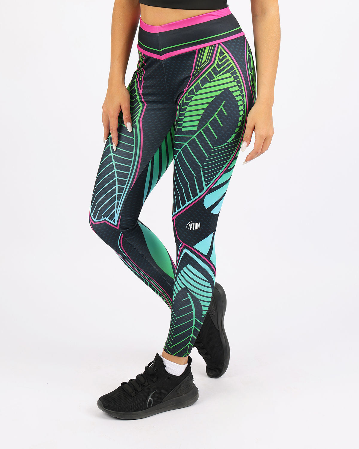 Strike Performance Green Leggings-Atum -91976191