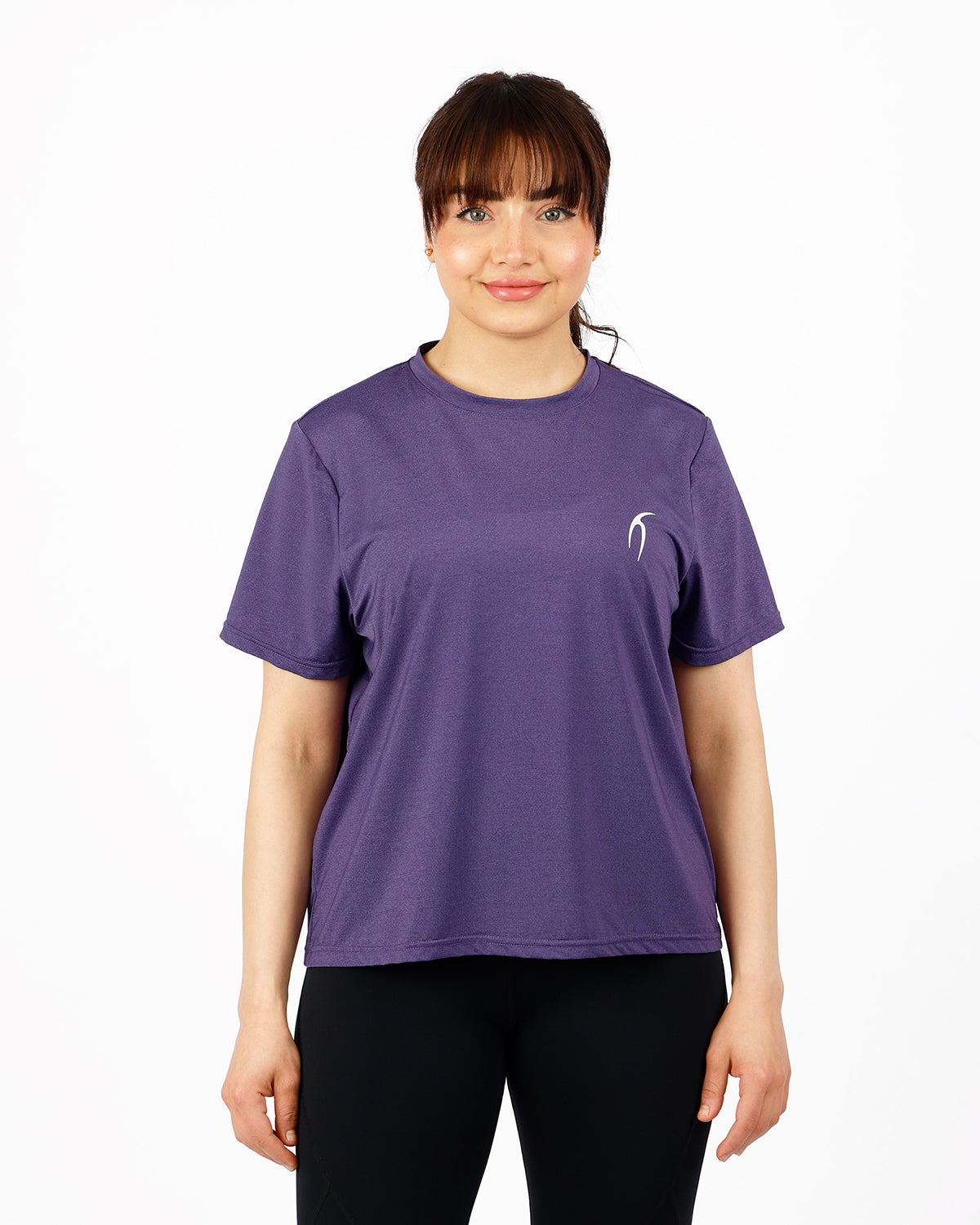 Hyper Short-Sleeves Purple Training Top-Atum -68754313