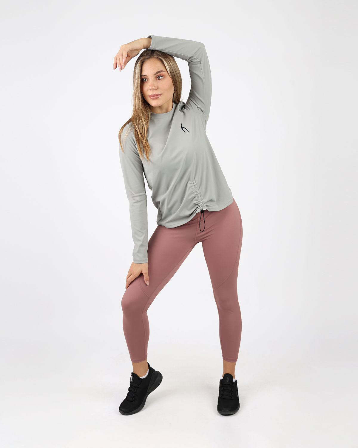 Training Long-Sleeve Gray T-Shirt-Atum -85466999