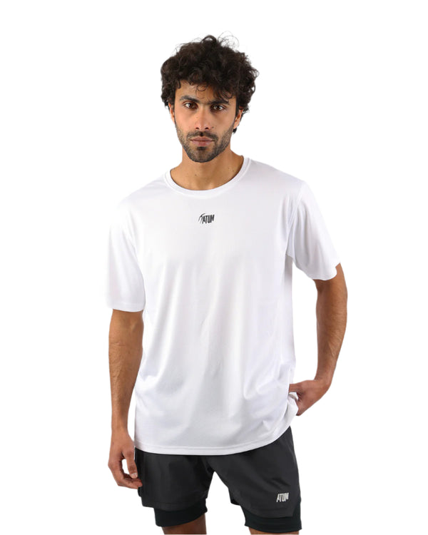 Prime Fit Men's White T-Shirt-Atum -15175601