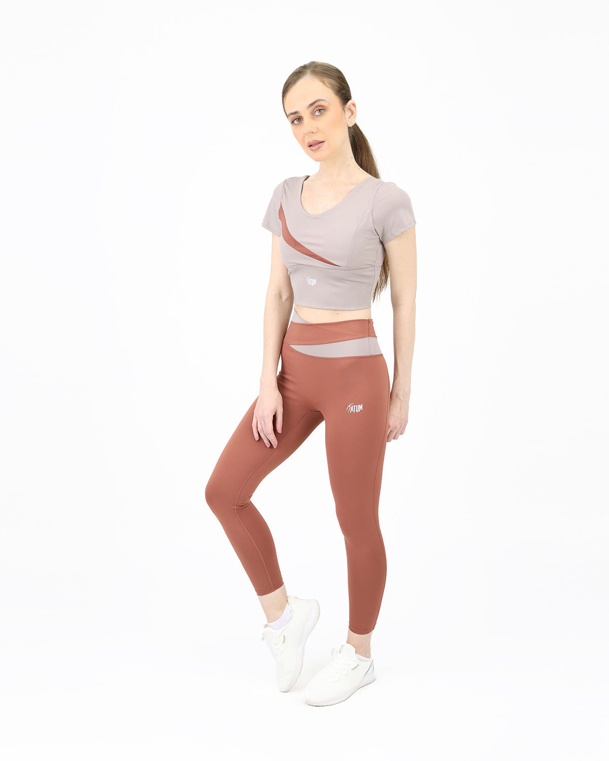 Horizon Duo Curve Orange Leggings-Atum -83620581