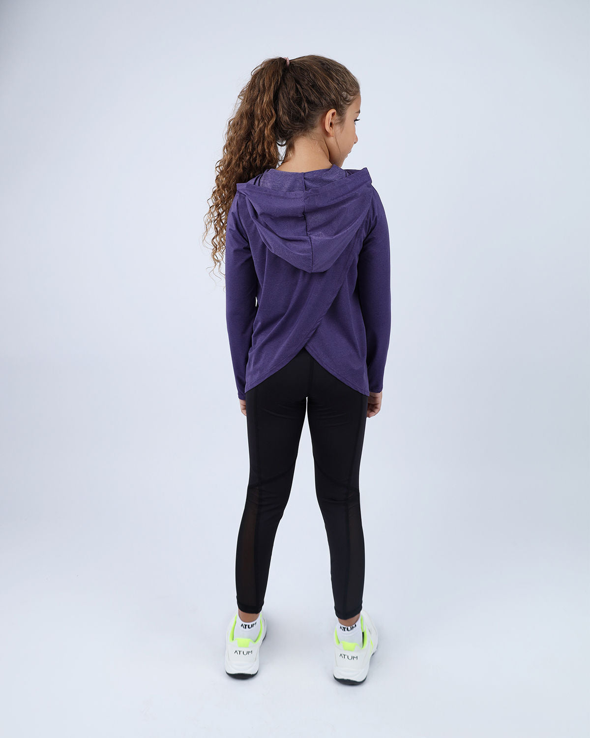 Vivid Long-Sleeve Purple Hoodie-Atum -74619664