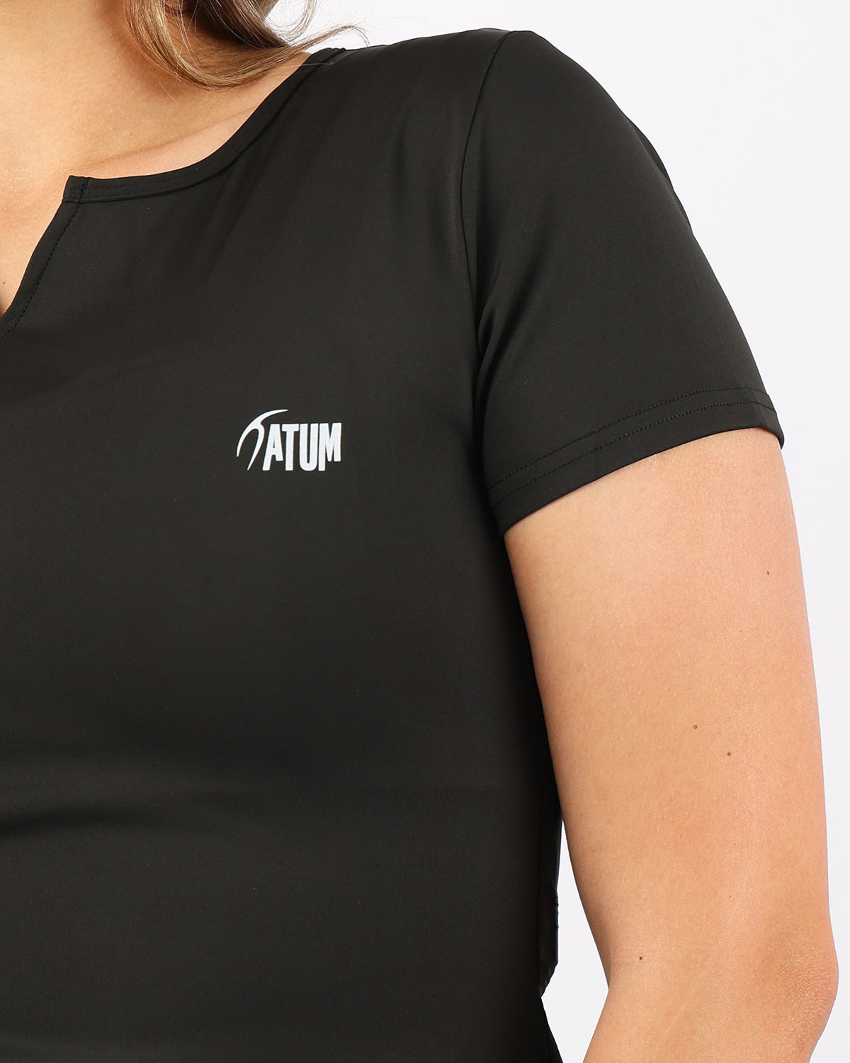 Aeroflex Women's Black T-Shirt-Atum -73954082