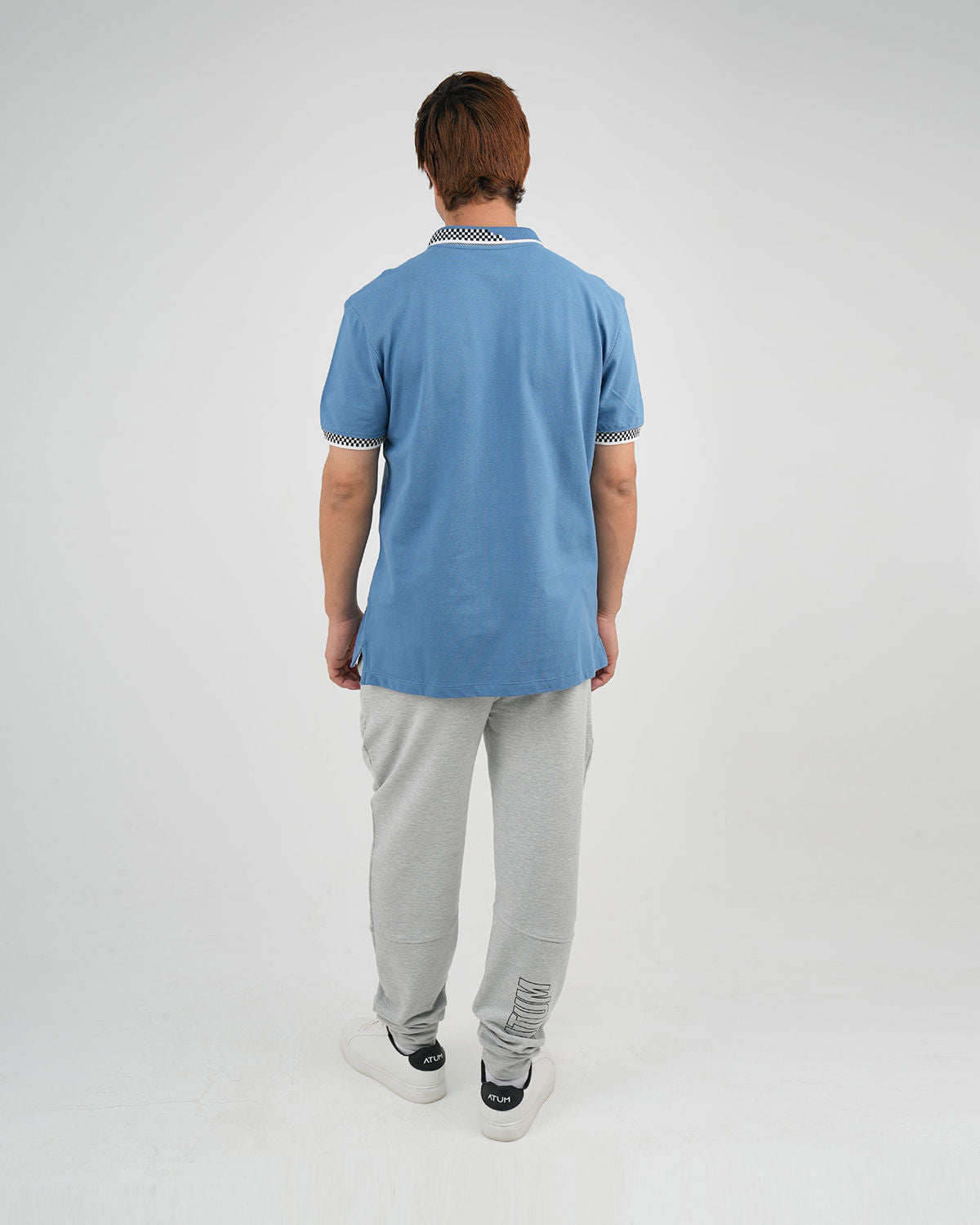 Clashflex Indigo Polo Shirt-Atum -84813201