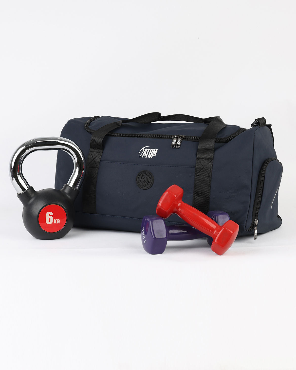 Elite Travel Navy Duffel Bag-Atum -93490248