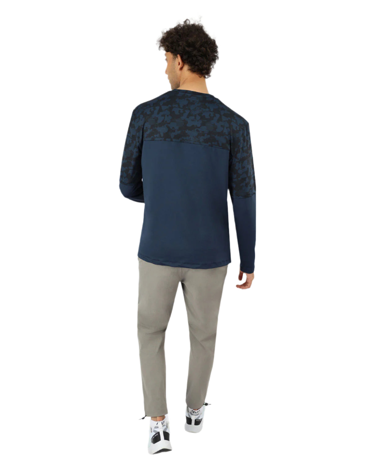 Men's Fitness Navy Top-Atum -87897405