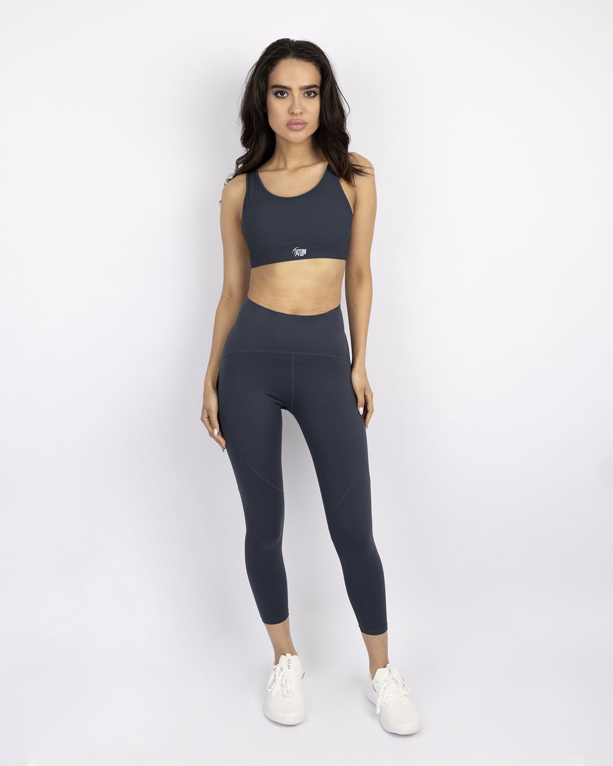 Premium High-Waisted-Navy Leggings-Atum -42906745