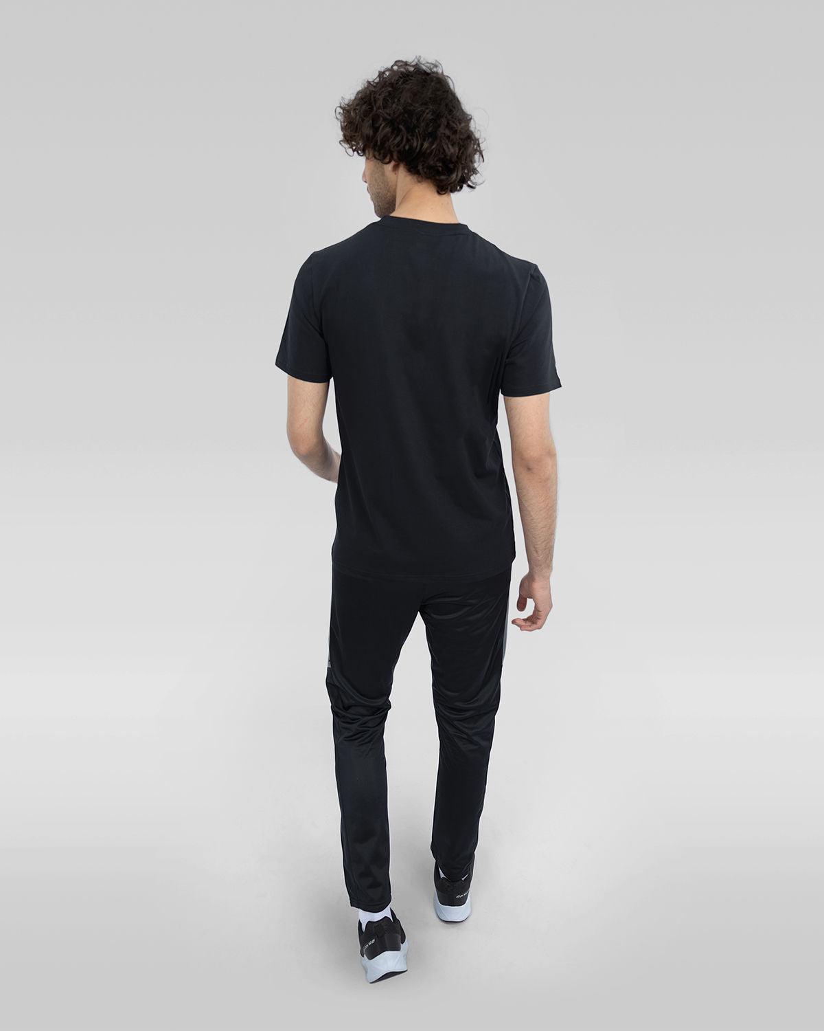 Men's Dynamic Black Sweatpants-Atum -48250369