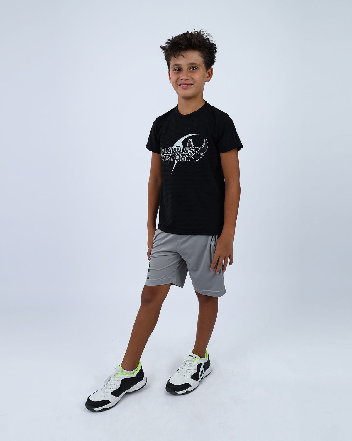 Eagle Victory Sports Black T-Shirt-Atum -16751881