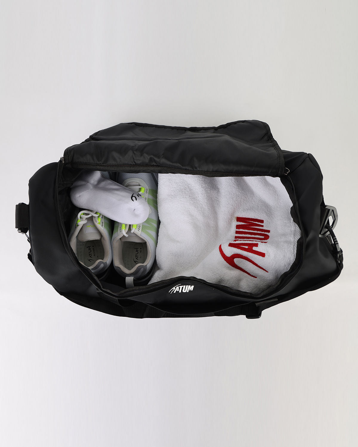 Elite Travel Black Duffel Bag-Atum -55021663