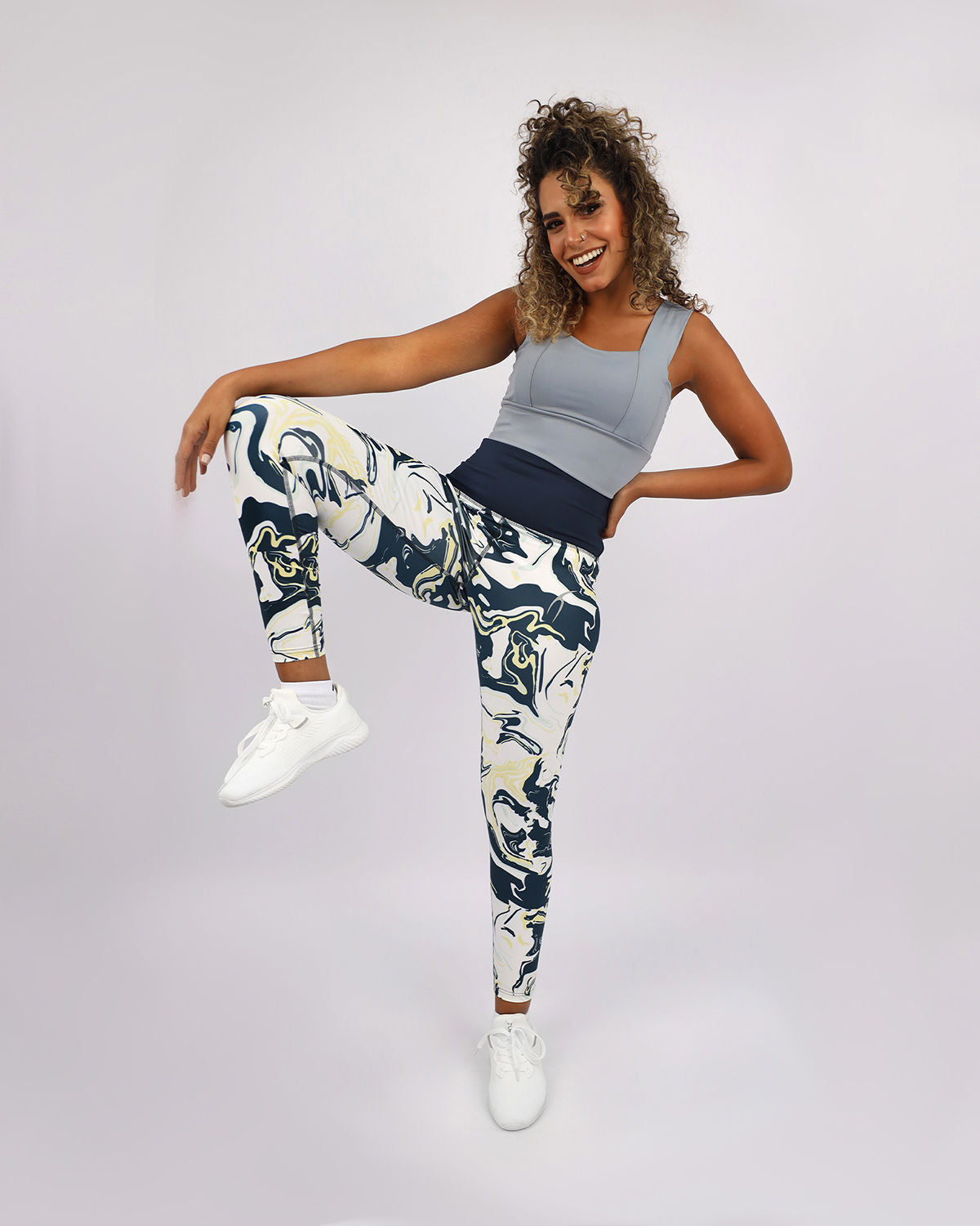 Blooming High Waist Women's Leggings