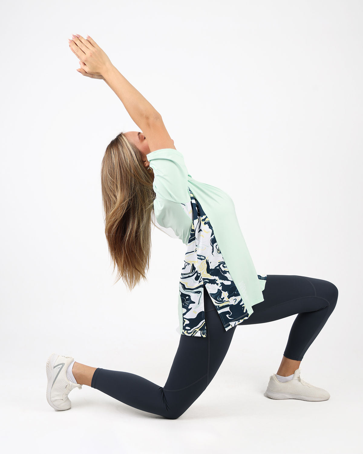 Women's Oversized Mint T-Shirt-Atum -10392732