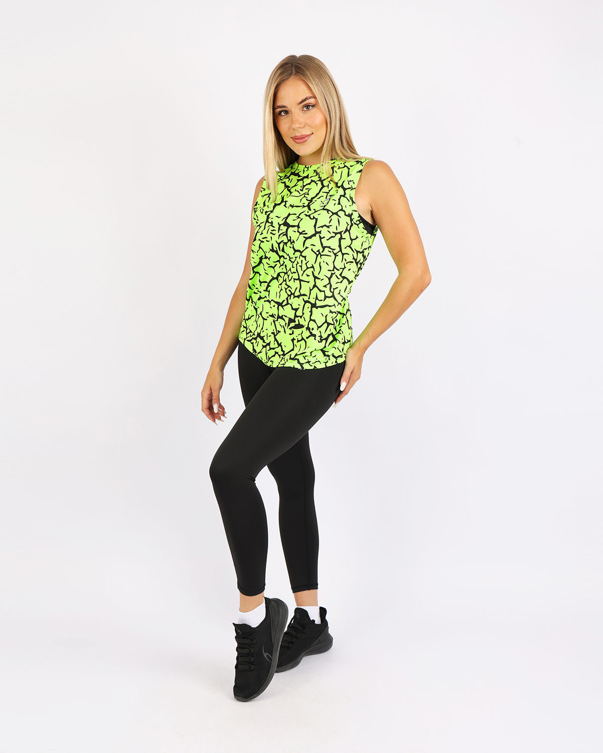 Hyper Sleeveless Green Tank Top-Atum -84448846