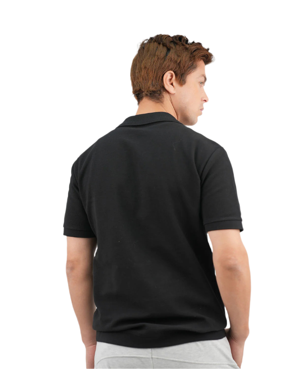 Regular Fit Black Polo Shirt-Atum -7600621