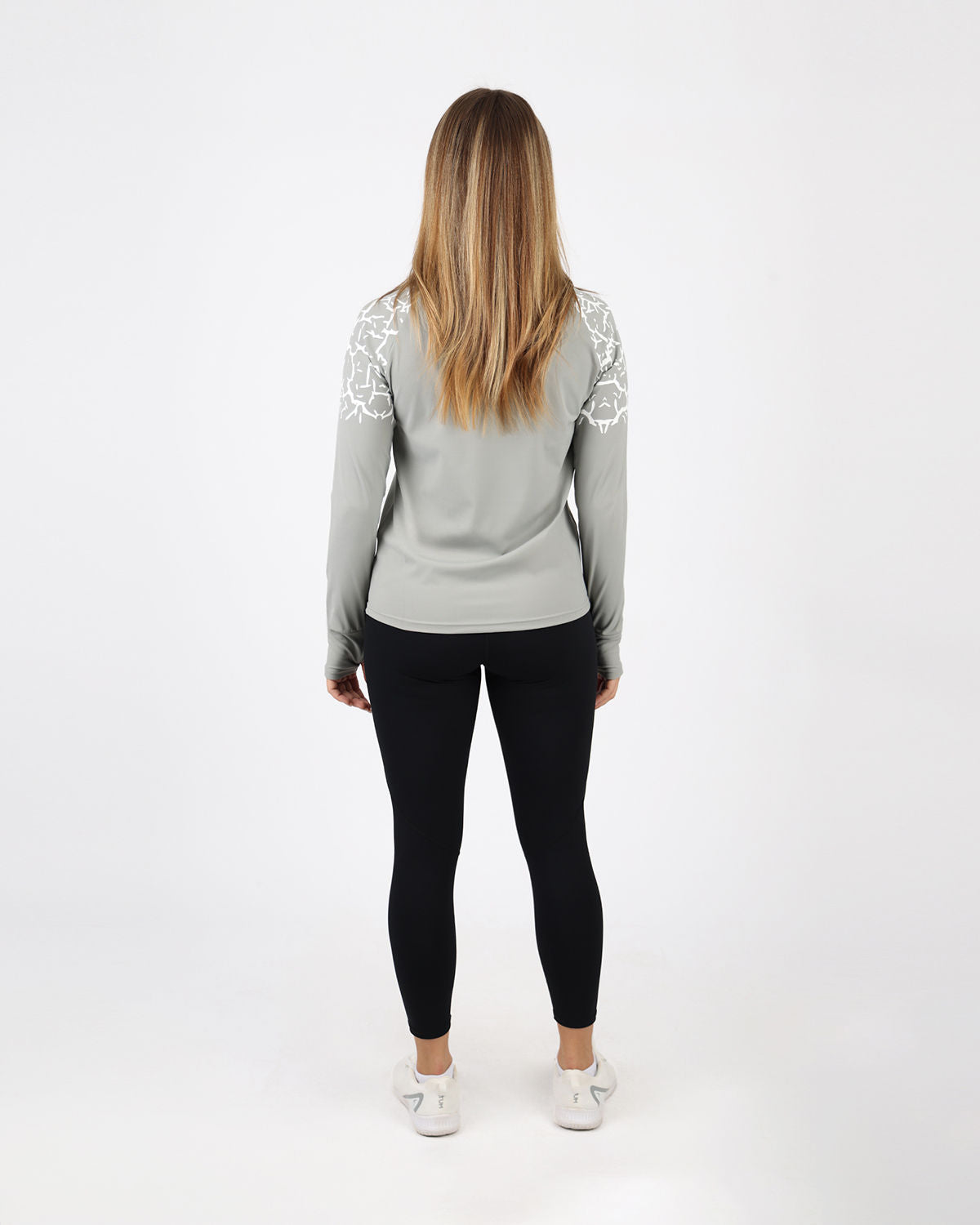 Graphic Long-Sleeve Gray T-Shirt-Atum -33302470