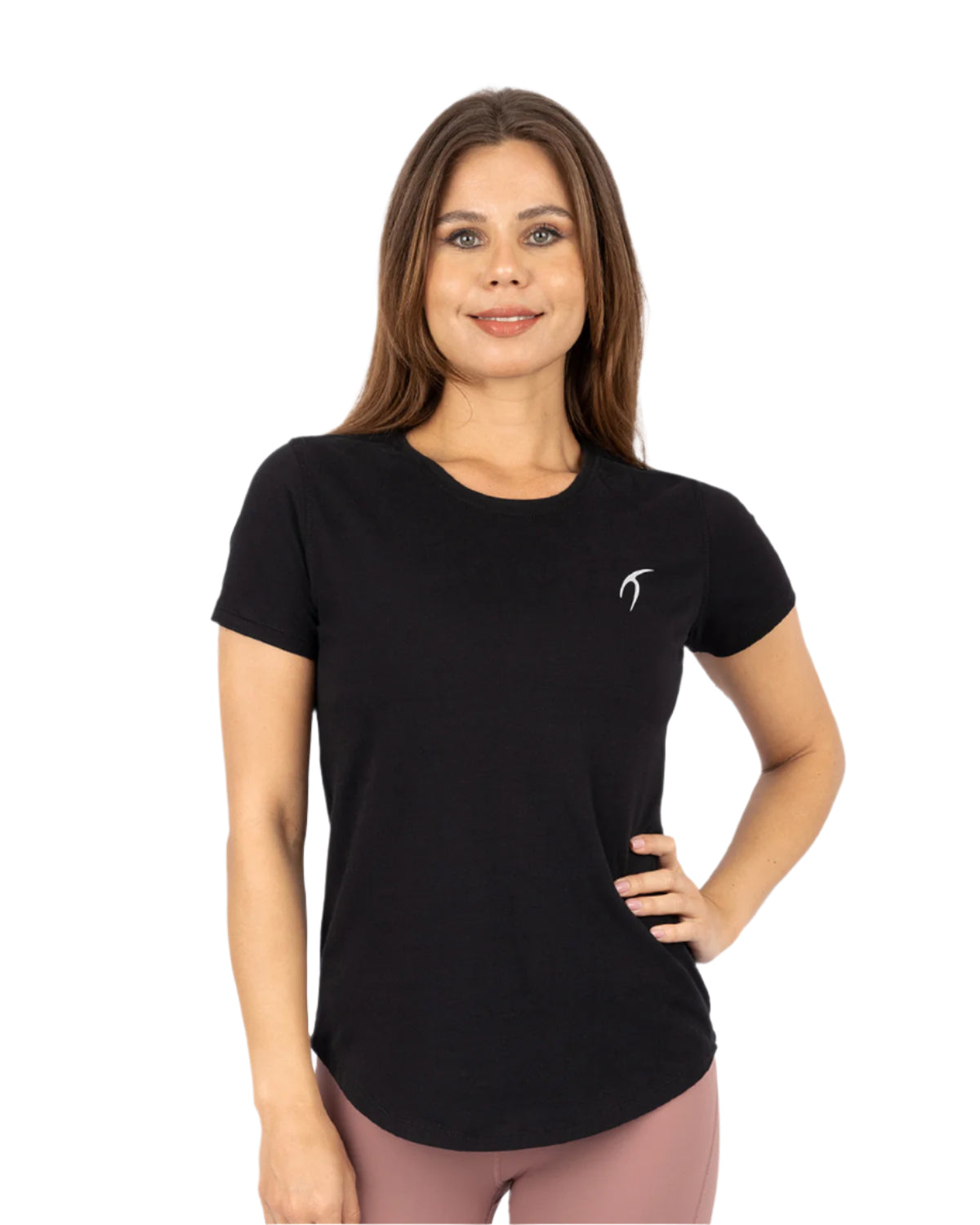 Basic Short Sleeves Black T-Shirt-Atum -58896822