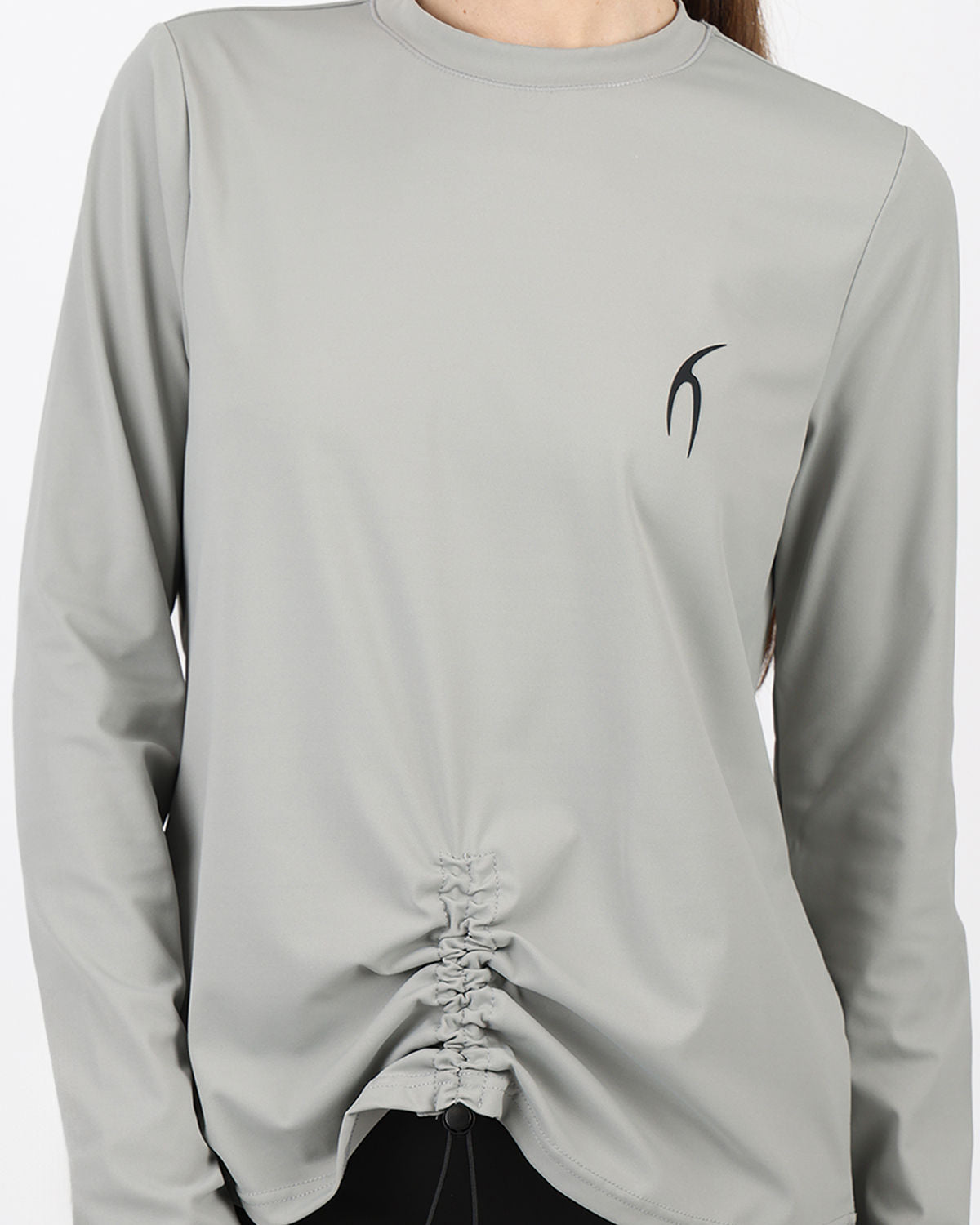 Training Long-Sleeve Gray T-Shirt-Atum -23990758