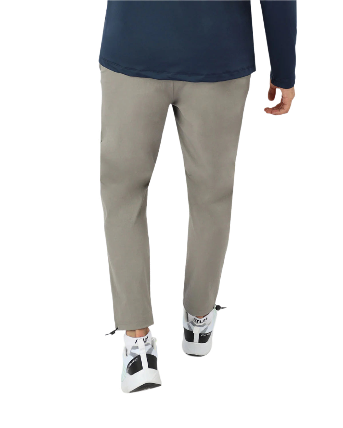 Slim Fit Gray Jogger Pants-Atum -42773664