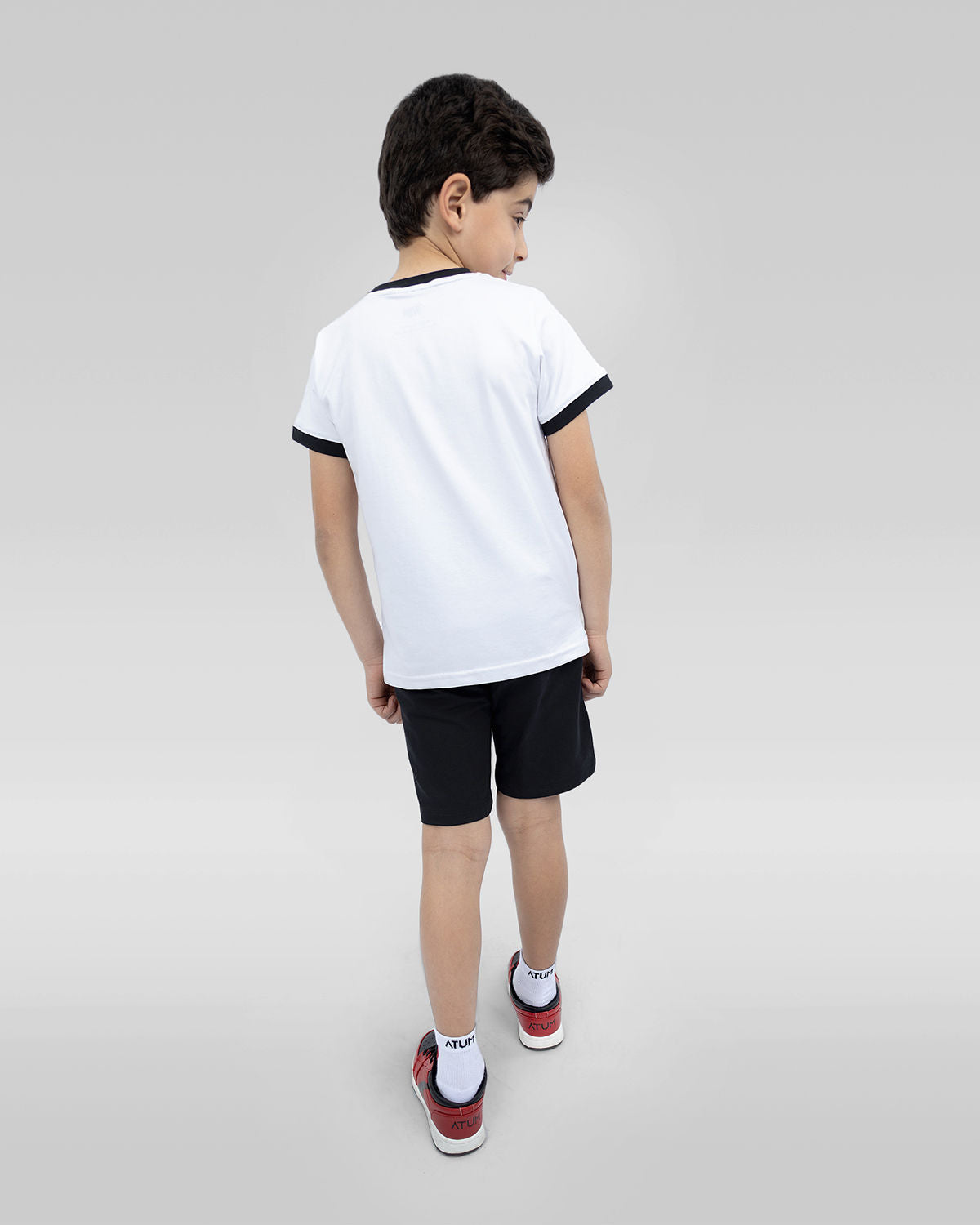 Be Fit Crew-Neck White T-Shirt-Atum -63791538