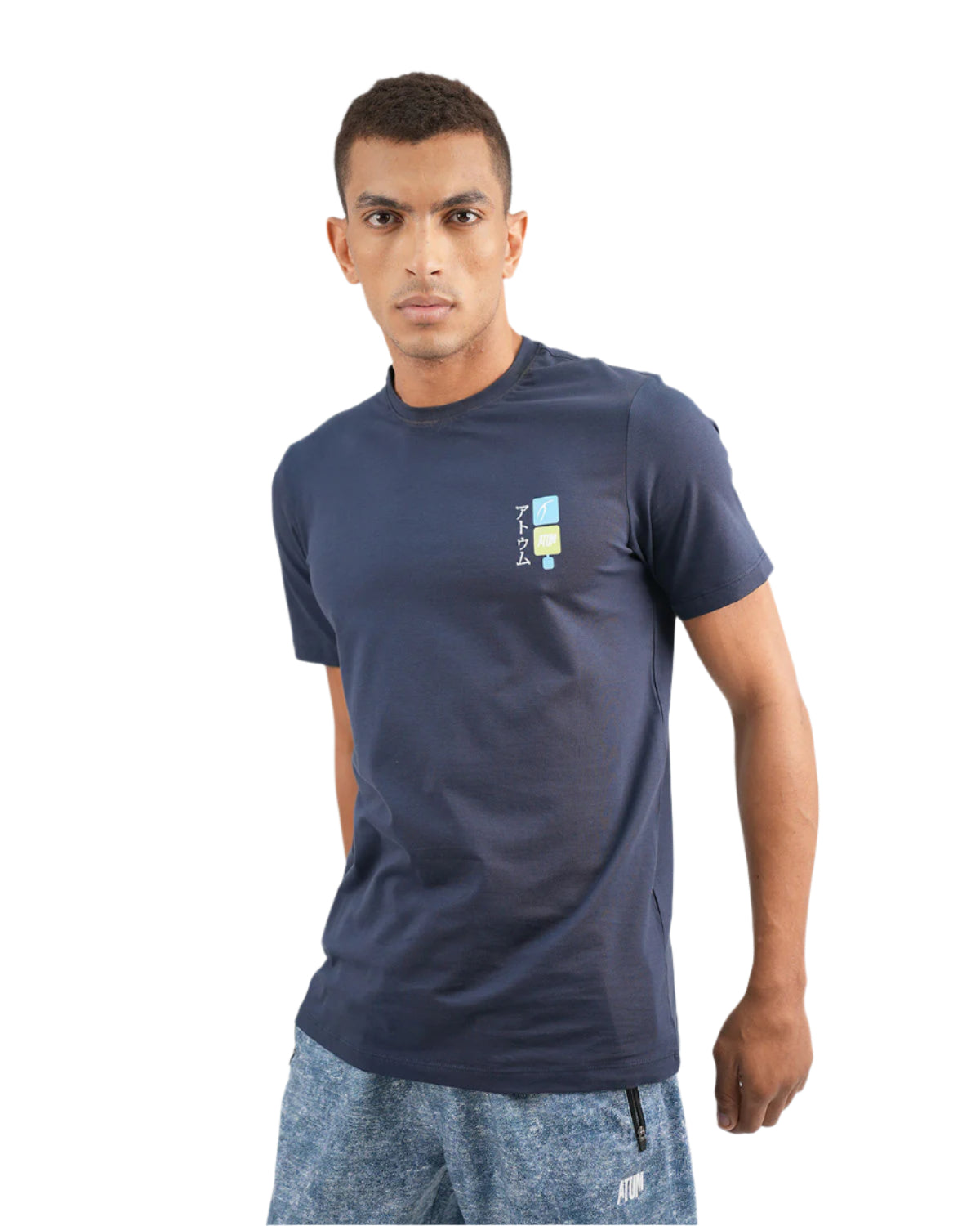 Dragon Strike Graphic Navy T-Shirt-Atum -92411108