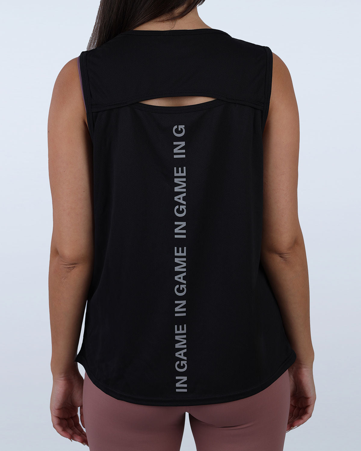 Modal Yoga Black Tank Top-Atum -83355051