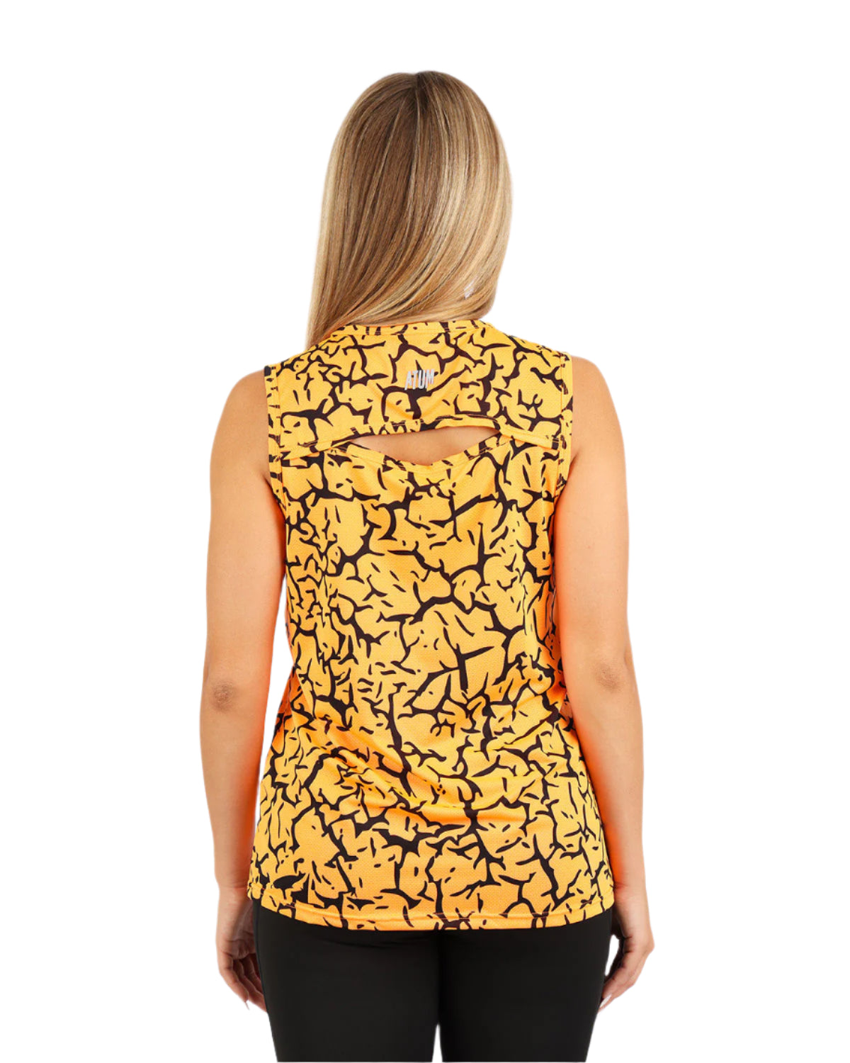 Hyper Sleeveless Orange Tank Top-Atum -73742154