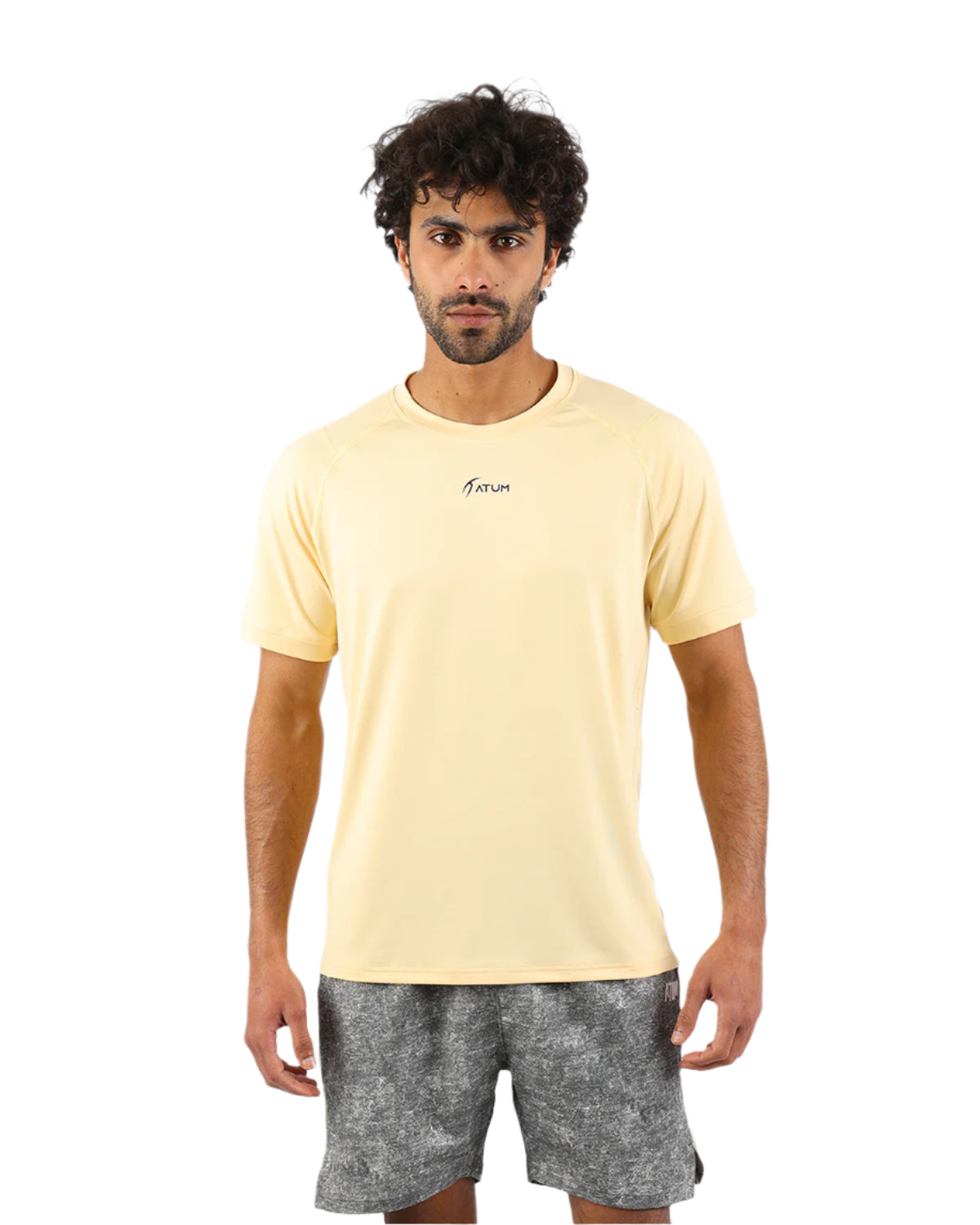 Energy Flow Men's Yellow T-Shirt-Atum -90296568