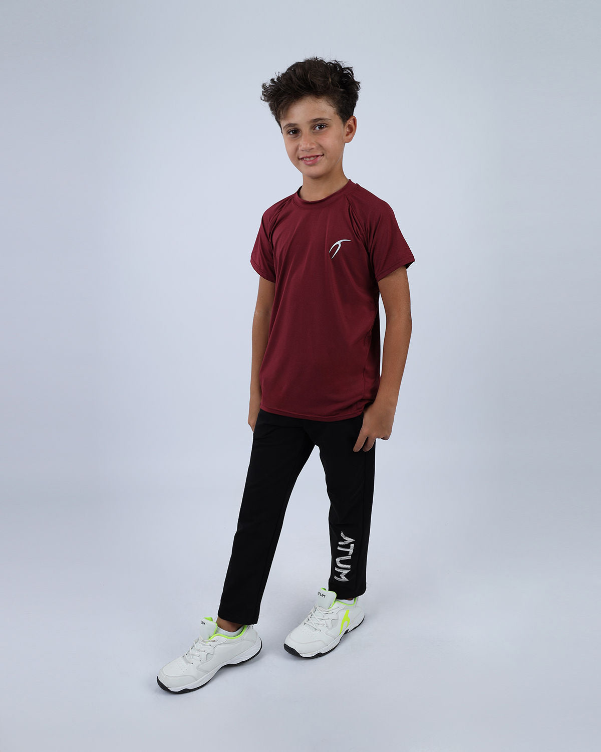 Power-On Sports Burgundy T-Shirt-Atum -78627216