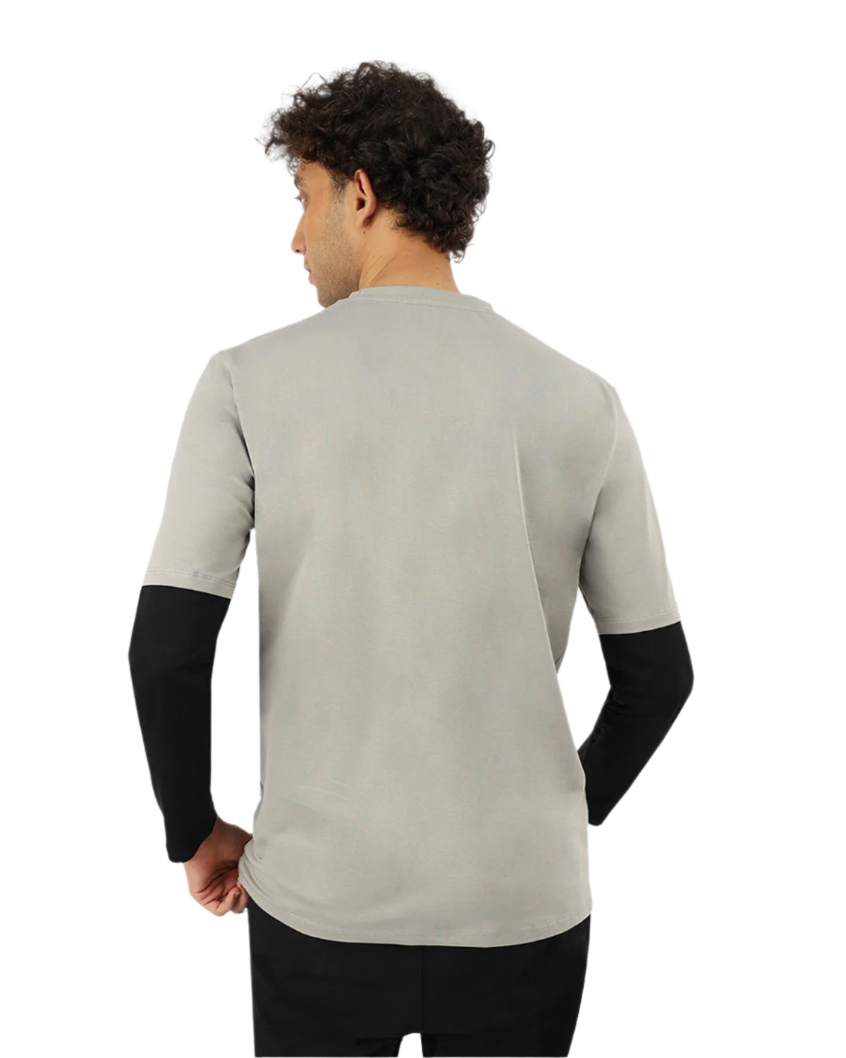 Men's Cotton Gray T-Shirt-Atum -67456881