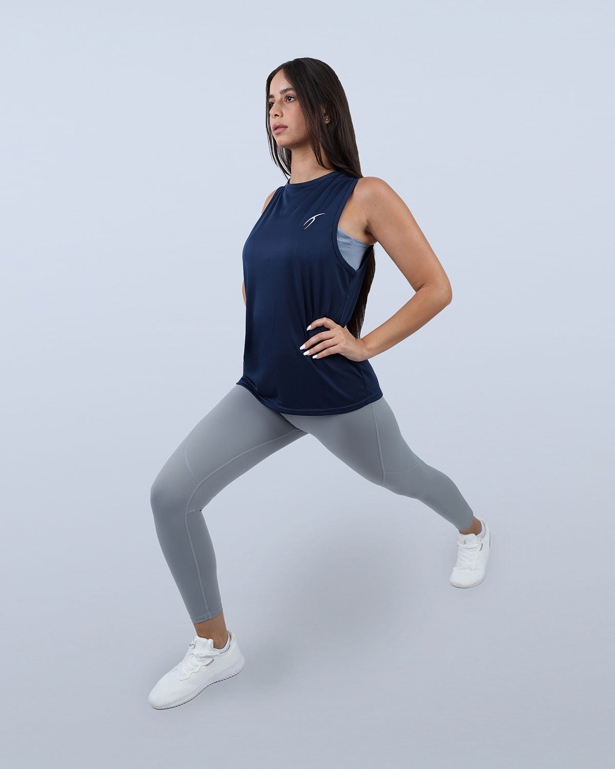 Modal Yoga Blue Tank Top-Atum -3752542