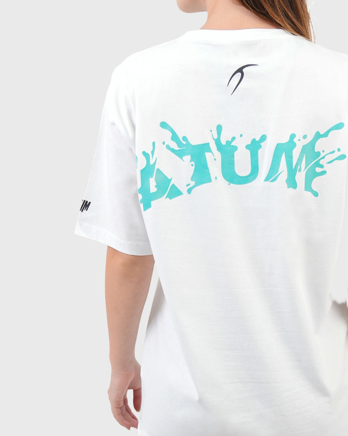 Oversized Splash White T-Shirt-Atum -31466505