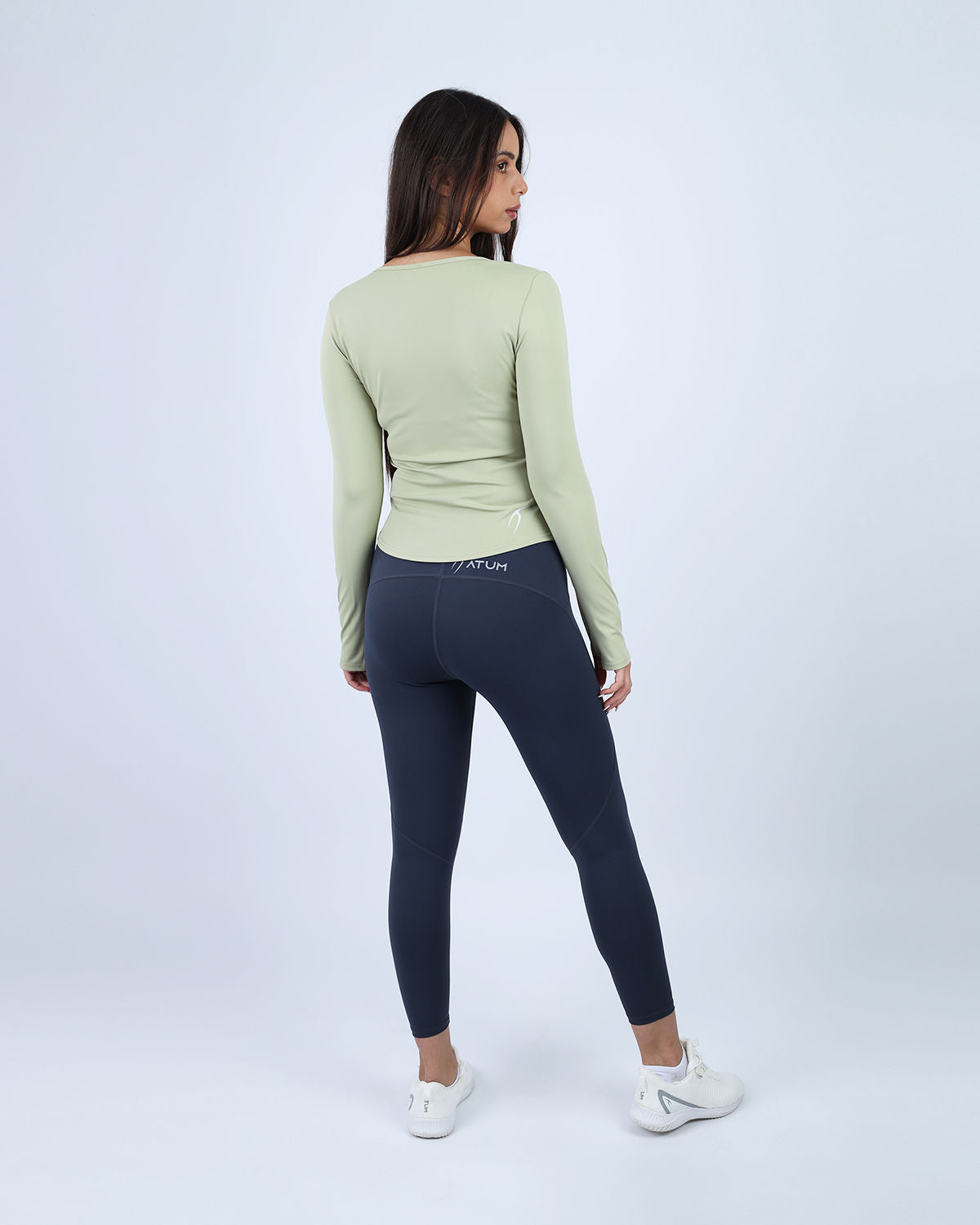 Elegance Women's Green Long-Sleeve Top-Atum -79818646
