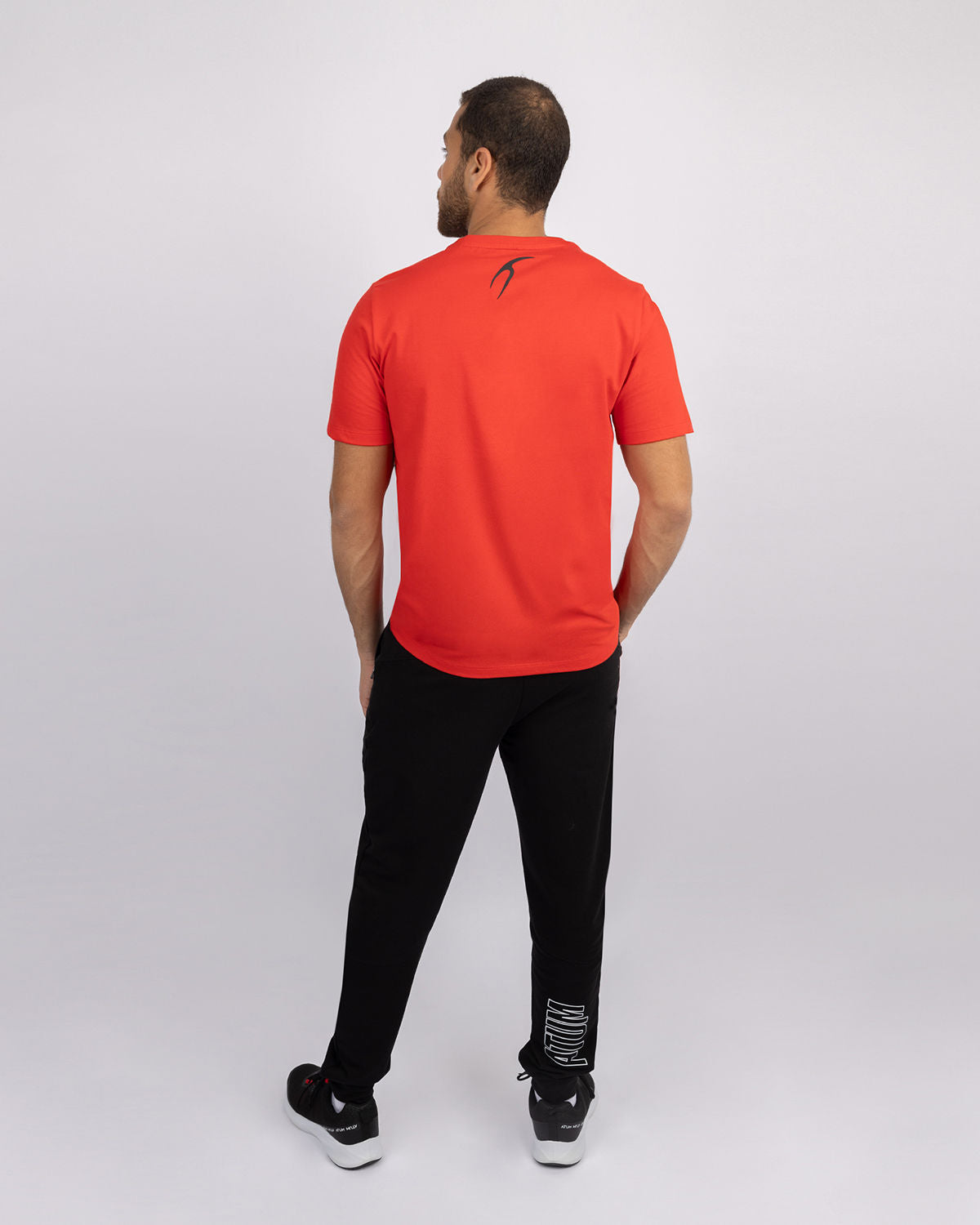 Basic Cotton Red T-Shirt-Atum -88687189