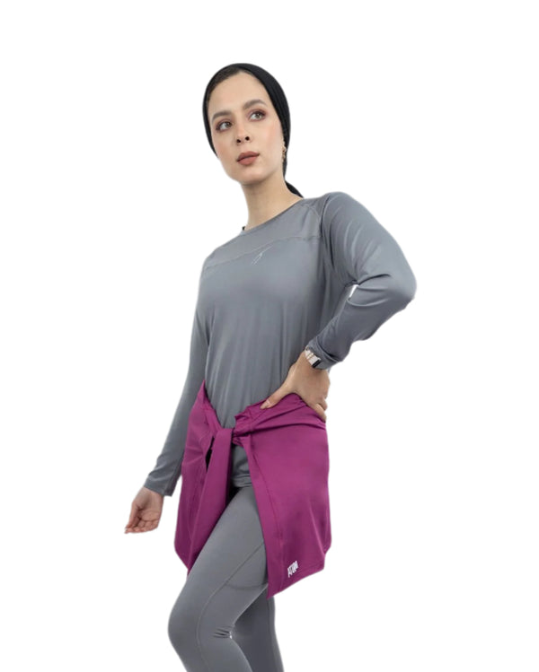 Violet Hip Tie Cover-UP-Atum -57864445