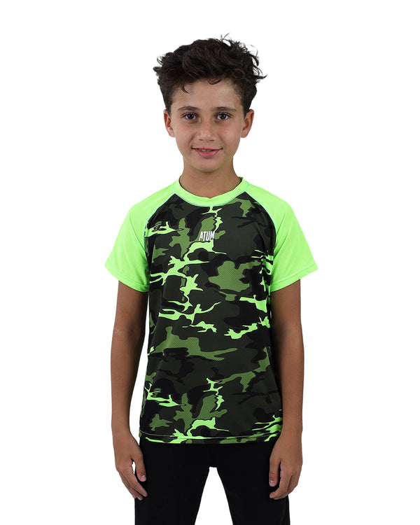 Army Training Sports Green T-Shirt-Atum -30439424
