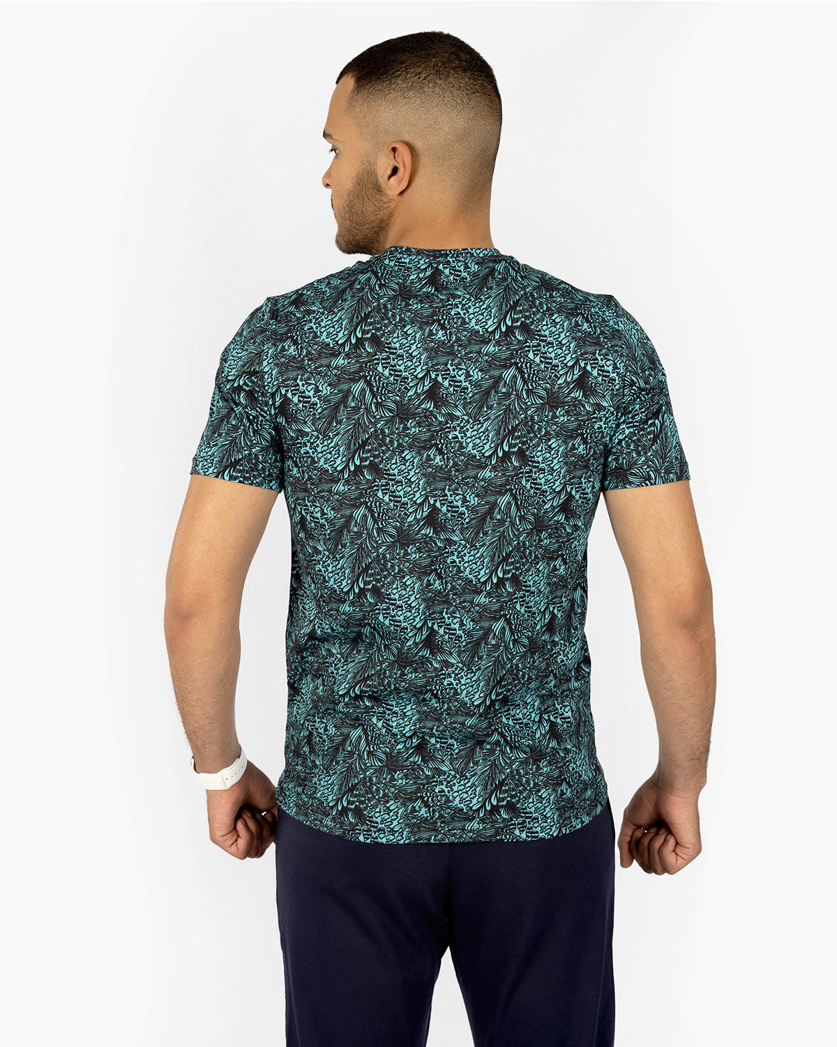 Splash Clash Forest Blue T-Shirt