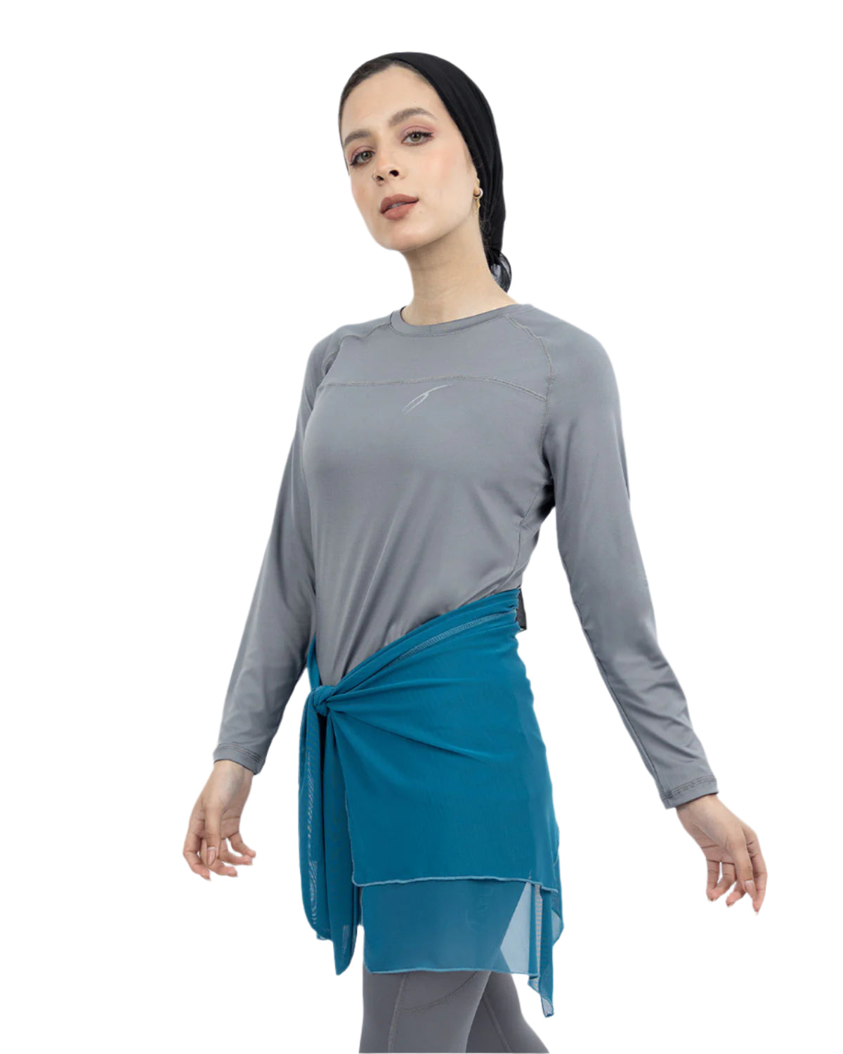 Women's Blue Hip Cover-Up-Atum -32528079