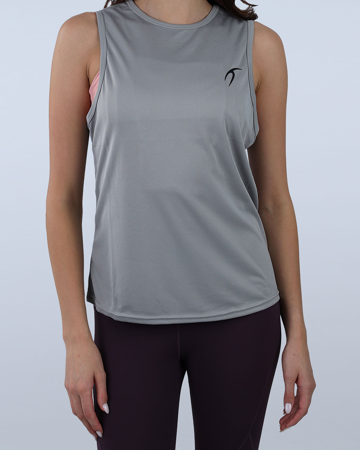 Modal Yoga Gray Tank Top-Atum -48831083