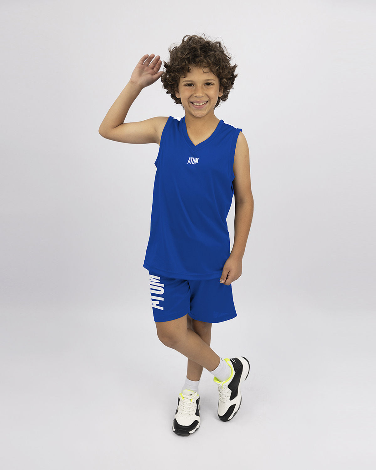 Basketball Boy's Blue Short-Atum -27192722