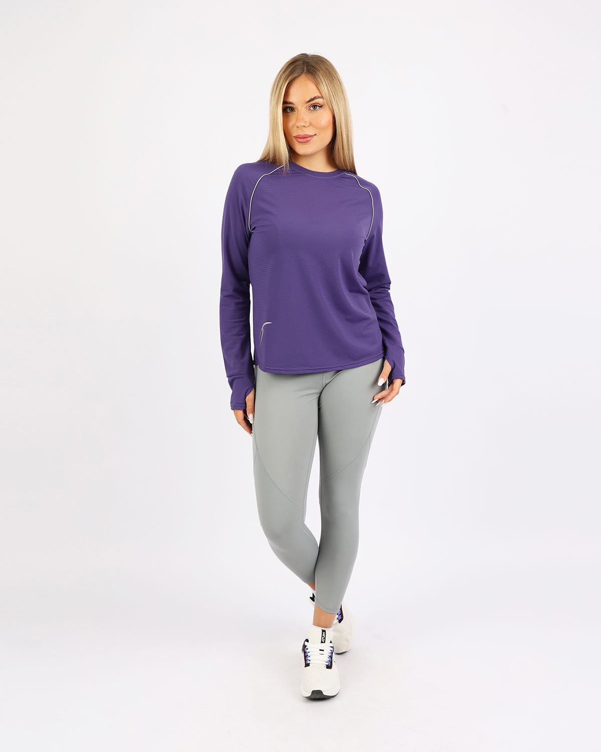 Long-Sleeve Training Purple Top-Atum -46500770