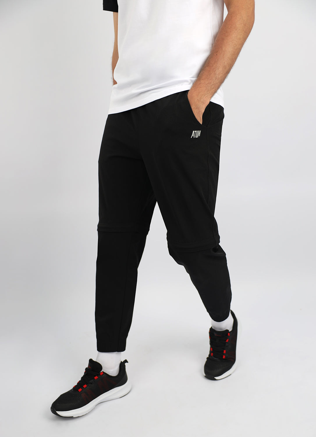 Adjustable Black Pant/Short-Atum -6667237