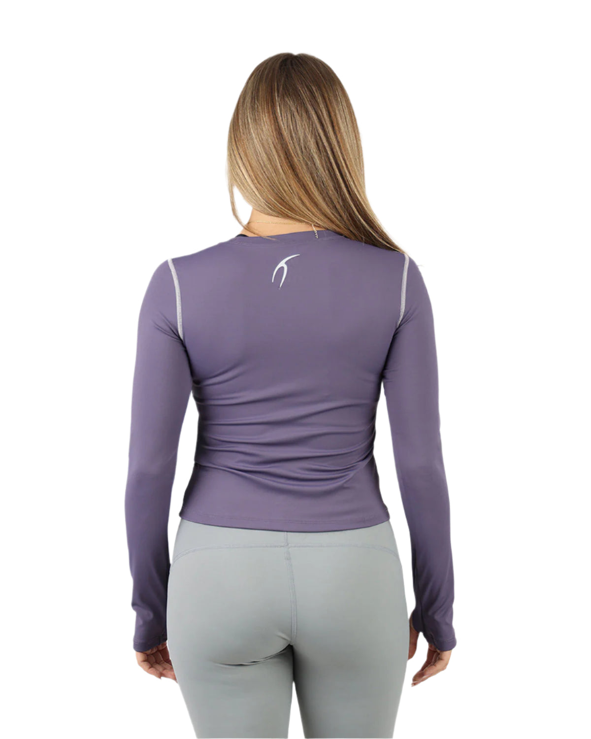 Streamline Long Slevess Women's Violet Top-Atum -58565781