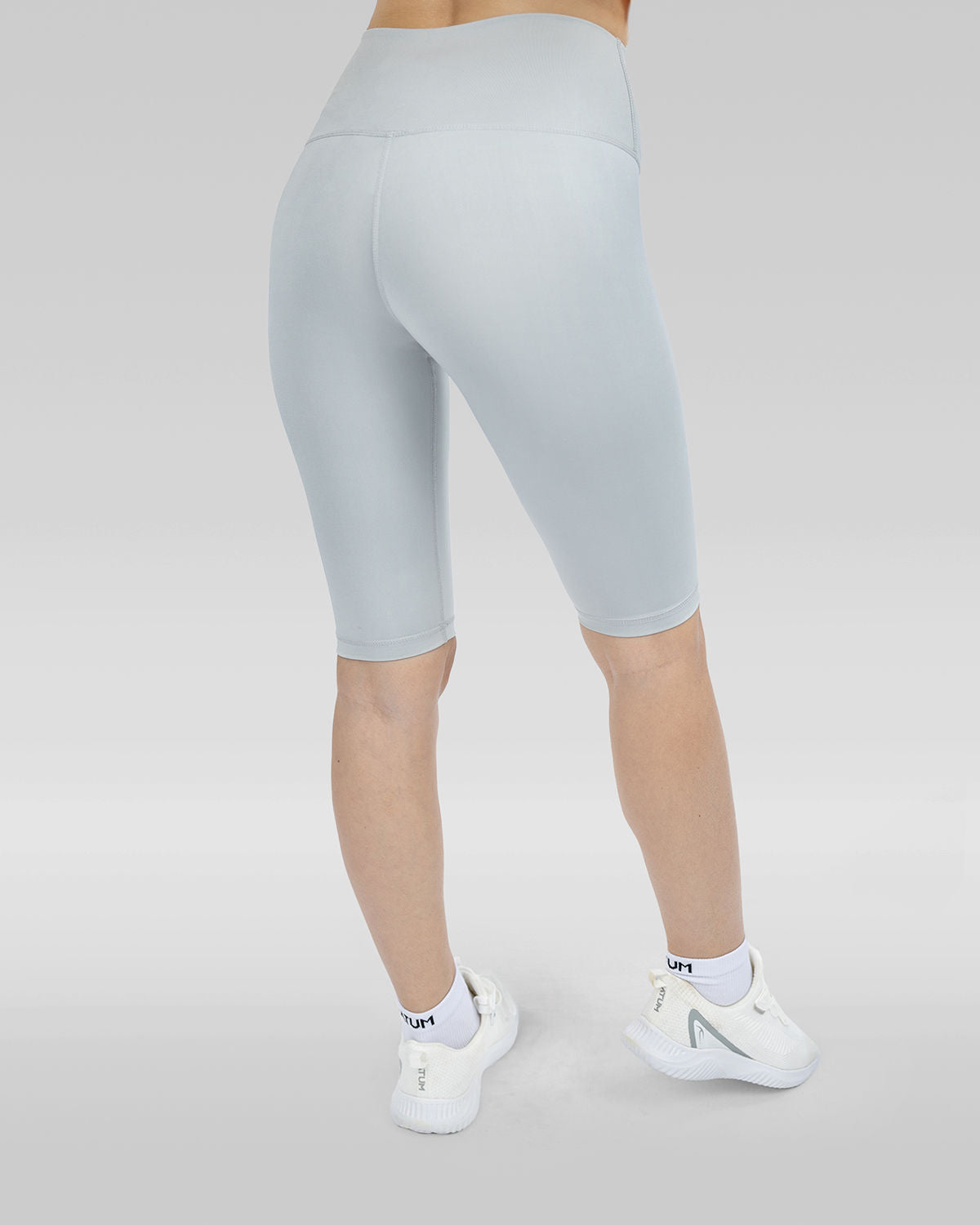 Basic Essentials Gray Short Leggings-Atum -53698355