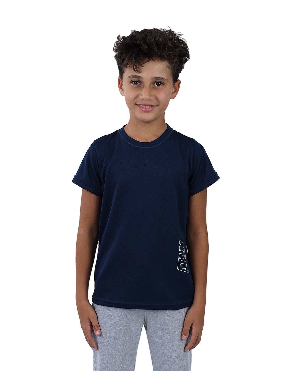 Dri-Fit Boys Basic Blue T-Shirt-Atum -84587730