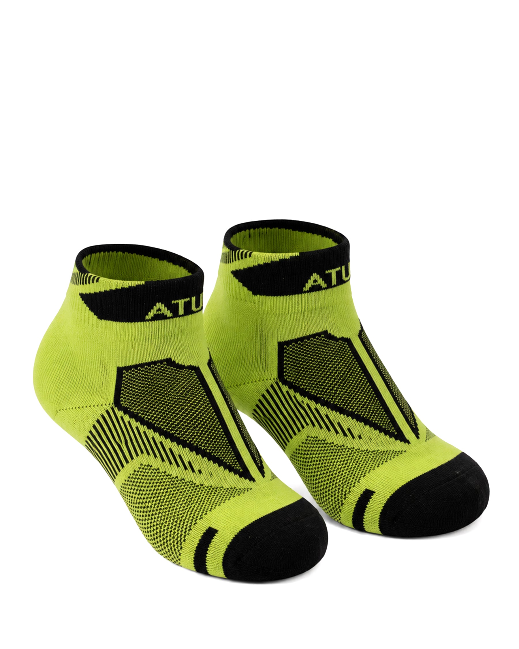 Kids Low-Cut Green Training Socks-Atum -29890036