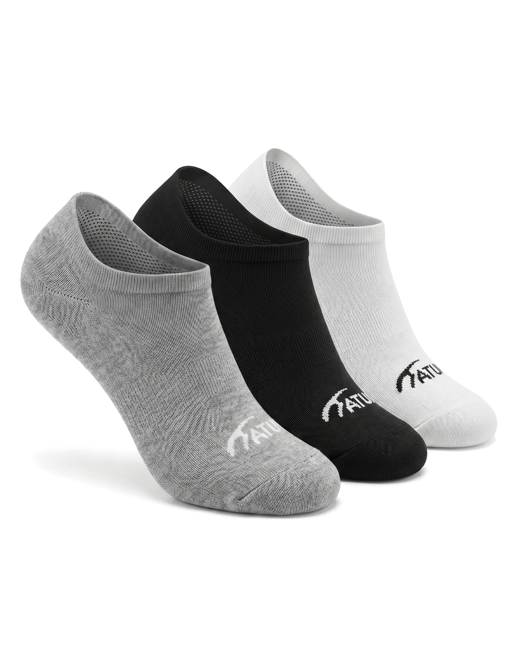 Unisex Mix Mini Socks-Pack of 3-Atum -52395797